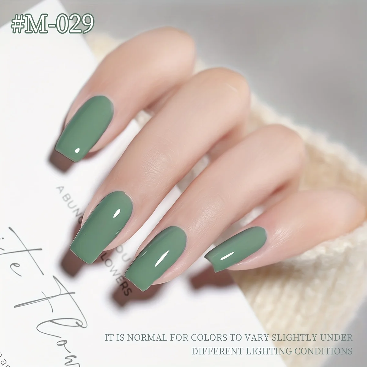 Set 9 pezzi da 9 colori, 1 --- verde, colla per smalto, nuovi colori di tendenza primaverili: verde erba, matcha, fagiolo verde, verde foresta