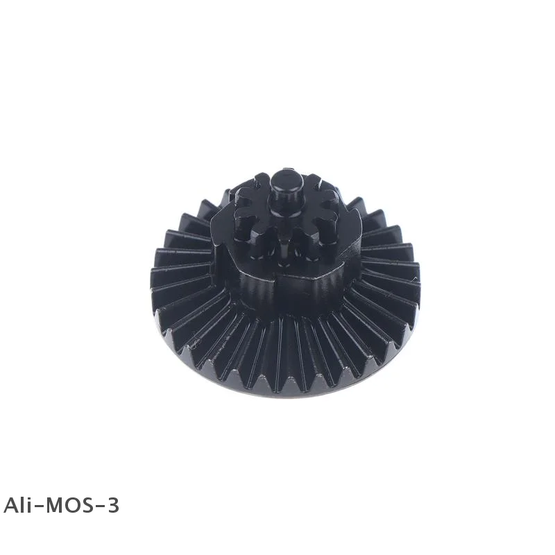 【S】1 قطعة ترس مخروطي معدني حلزوني ترس مشطوف ومحرك حلزوني من النوع D للإصدار. 2/3 أجزاء لعبة ميتال جير #1