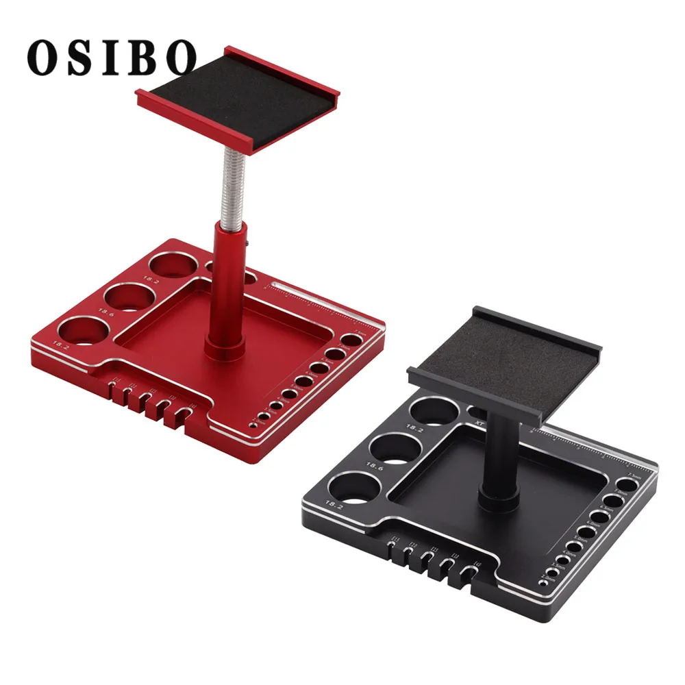 

RC Car Tool Heightening Work Stand Assembly Platform 360 Degree Rotate Repair Station for Axial 1/18 1/24 TRX4M SCX24 fcx24