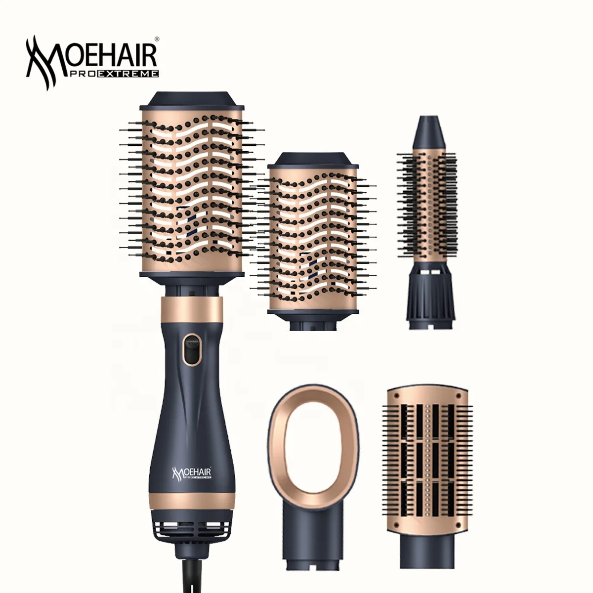 Household 4-in-1 high-speed electric ceramic brush hair dryer