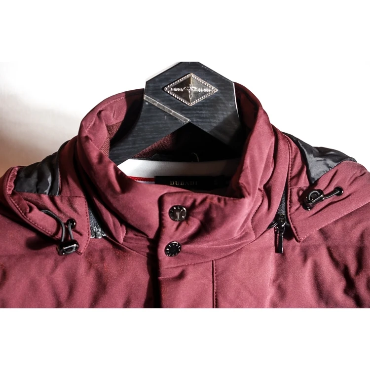 ملابس خارجية للرجال من Wolf Pure Original مريحة وغير رسمية للشتاء متوسطة الطول مع قلنسوة ملابس خارجية Jaet 692 رياضية خارجية حضرية #3