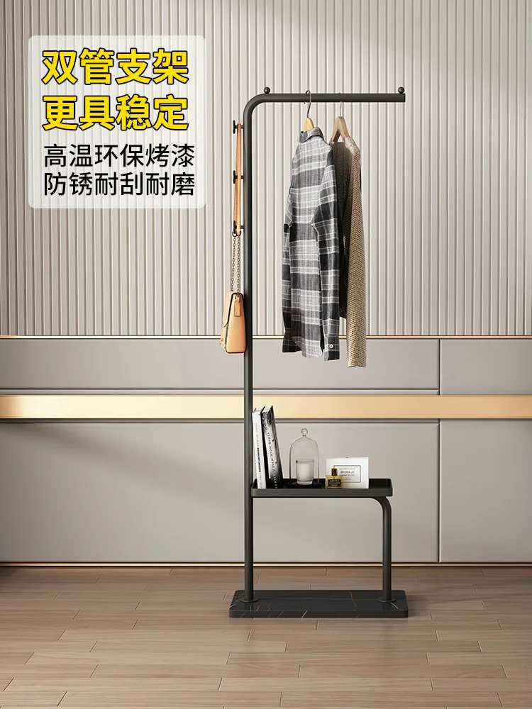 

Light luxury wrought iron coat rack floor hanging hanger home indoor simple hanger simple net celebrity hanger hanger