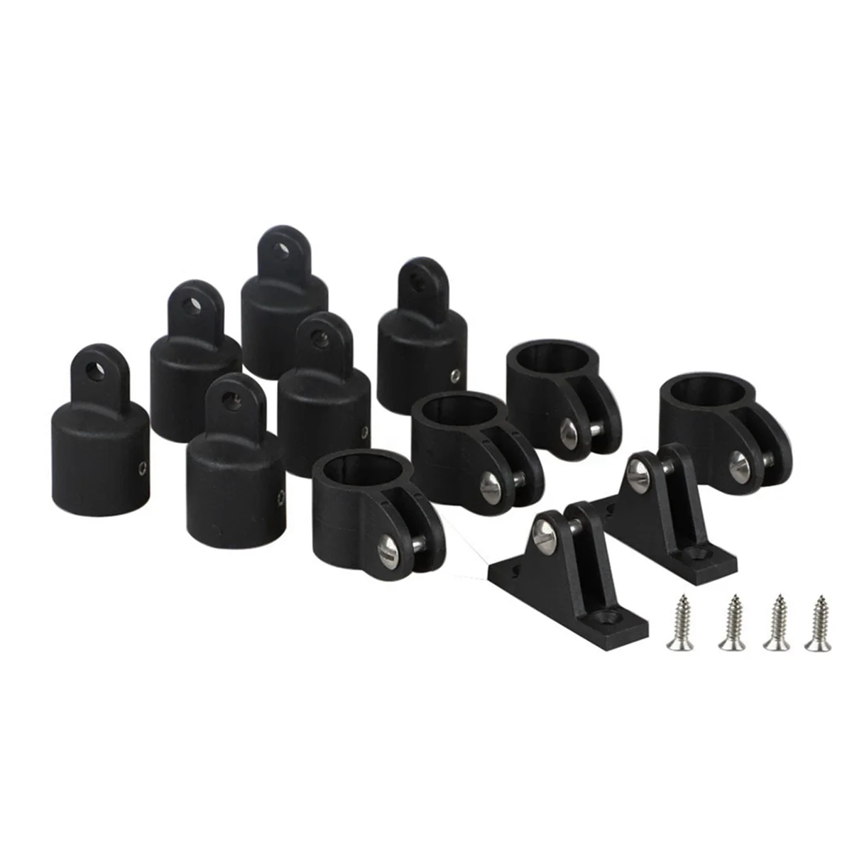 12Pc 25Mm Marine Canopy Deck Hinge Claw Sliding Eye End Fittings Hardware General DIY Tools Solid Hardware Tools