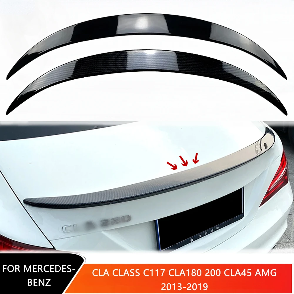 

Rear Roof Lip Spoiler Tail Fin Rear Trunk Wing for Mercedes-Benz CLA Class C117 CLA180 200 CLA45 AMG 2013-2019 Cars Accessories