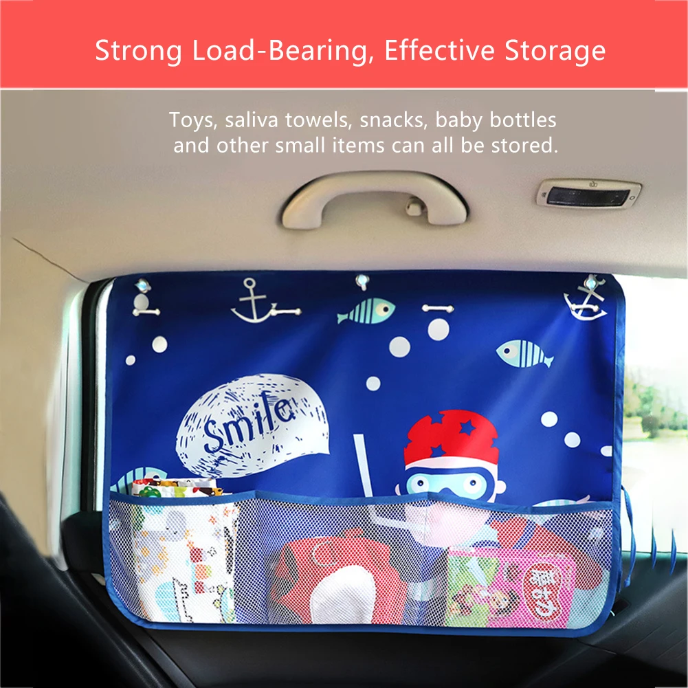 Auto Sonnenschutz UV-Schutz Für Kinder Kinder Vorne Hinten Windschutzscheibe Vorhang Seite Fenster Einstellbare Styling Auto Sonnenschirm Sommer – Detail 6