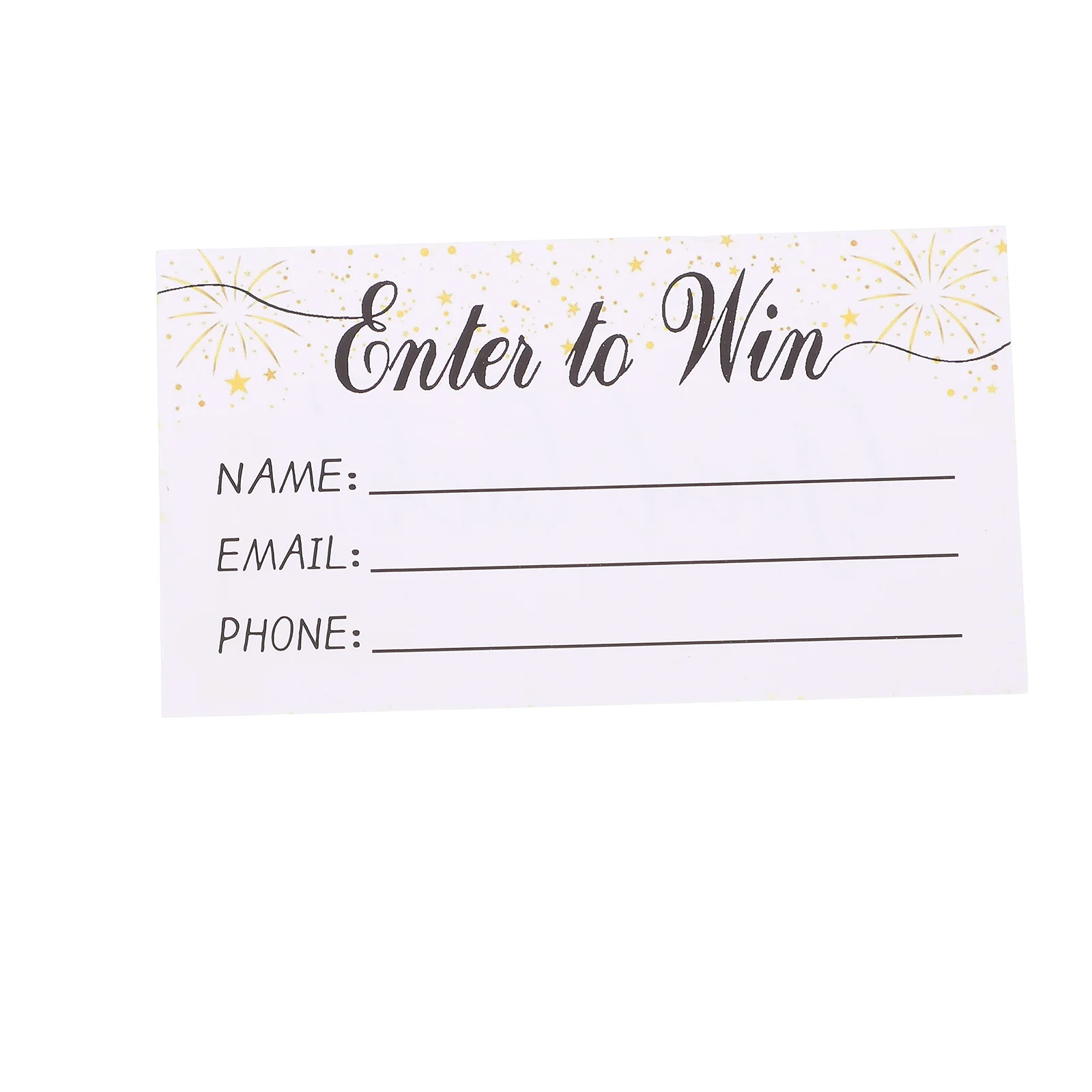 

300 Pcs Raffle Ticket Card Voting Tickets Multi-use Blank Cards Party Ballot Accessory