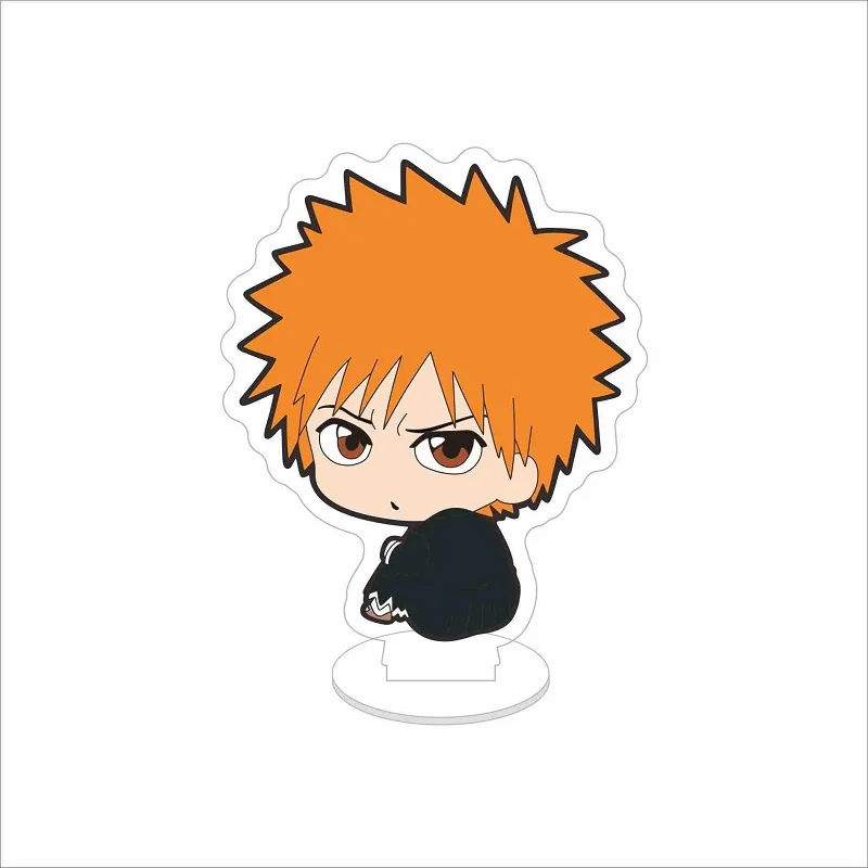 10CM Cartoon BLEACH Anime Figure Kurosaki Ichigo Cosplay Acrylic Stands Model Ulquiorra Cifer Desk Decor Standing Sign Fans Gift