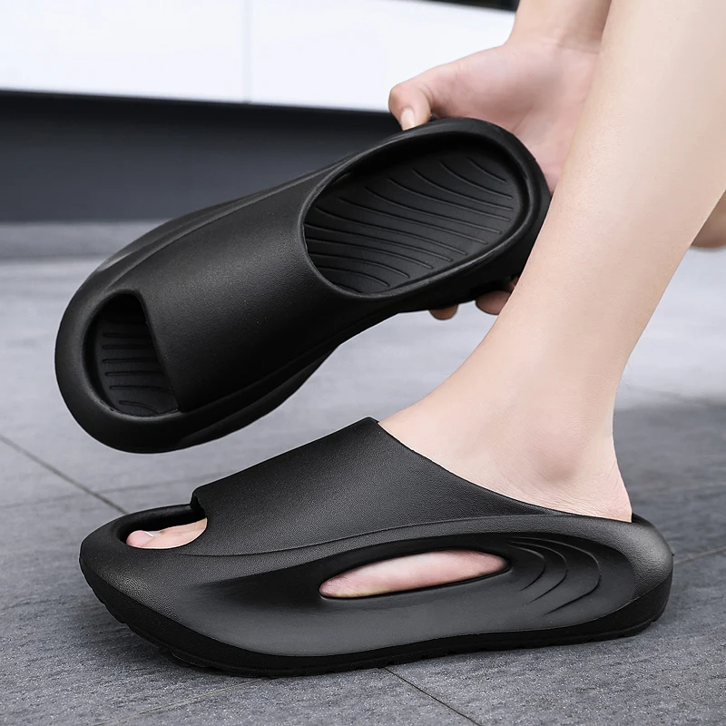 Fashion Men Women Slippers Slides Indoor Outdoor Sandals Beach Kids Slippers Soft Sole Home Slipper Men Flip-flops Men\'s Sandals
