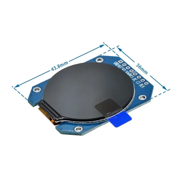 1.28 inch round screen TFT module 240x240 HD IPS full view LCD full color RGB DC3-5V