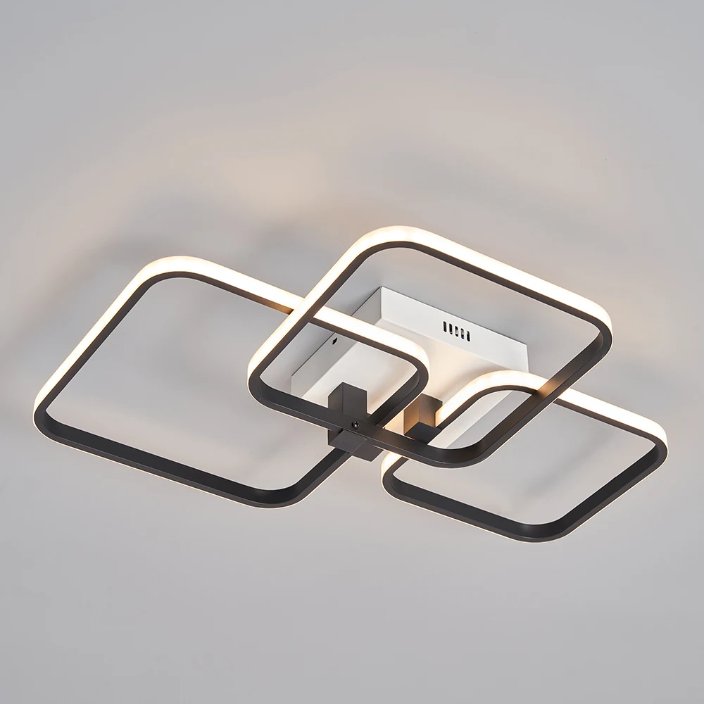 

Modern Ceiling chandeliers lights for bedroom Kitchen Home decoration 3 Light color dimming led chandelier lamp Light fixture