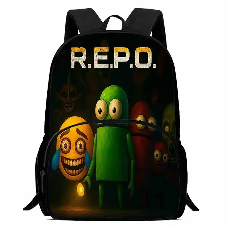 R.E.P.O Tas Sekolah Fashion Pelajar Ransel Anak Laki-laki dan Perempuan Ransel Kartun Anak-anak
