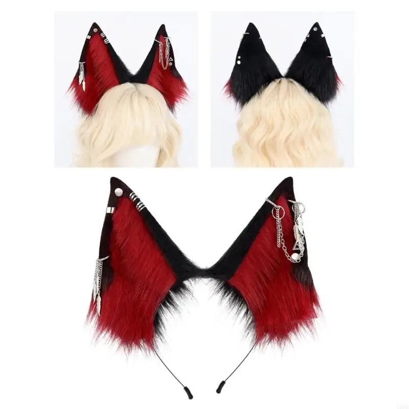 y3ne plush Animal Ear Headbands for Assion Coste Mostime Party Association Associat