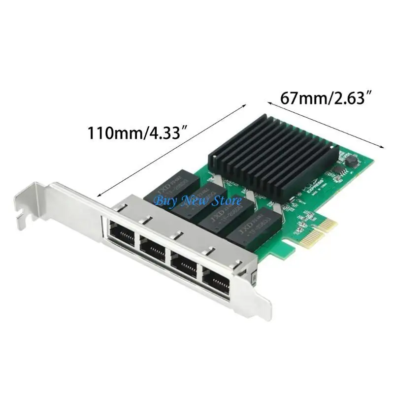 20CE新しいPCI ExpressPCI-E 1Xネットワークカード10/100/1000M RJ45 LANアダプターコンバーター