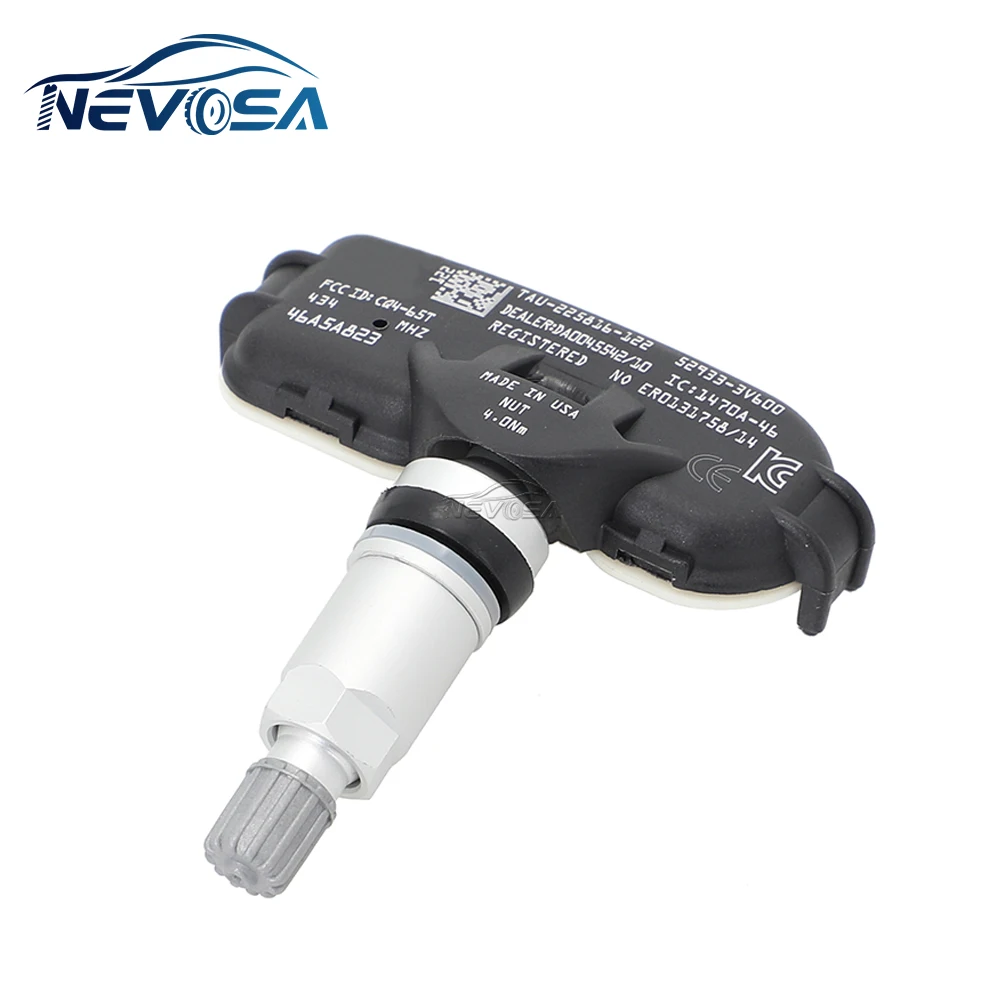 NEVOSA 52933-3V600 Tyre Pressure Monitoring System TPMS Sensor For Kia Rio Mohave Hyundai I40 Azera Grandeur 433MHz 529333V600