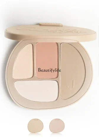 

Yeast Color Facial Contour Plate, Repair Highlight Blush, 3-in-1 Makeup Palette