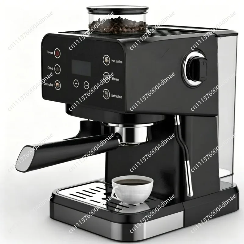 Espresso machine press semi-automatic high-pressure extraction cross-border home condensed milk foam with grinding