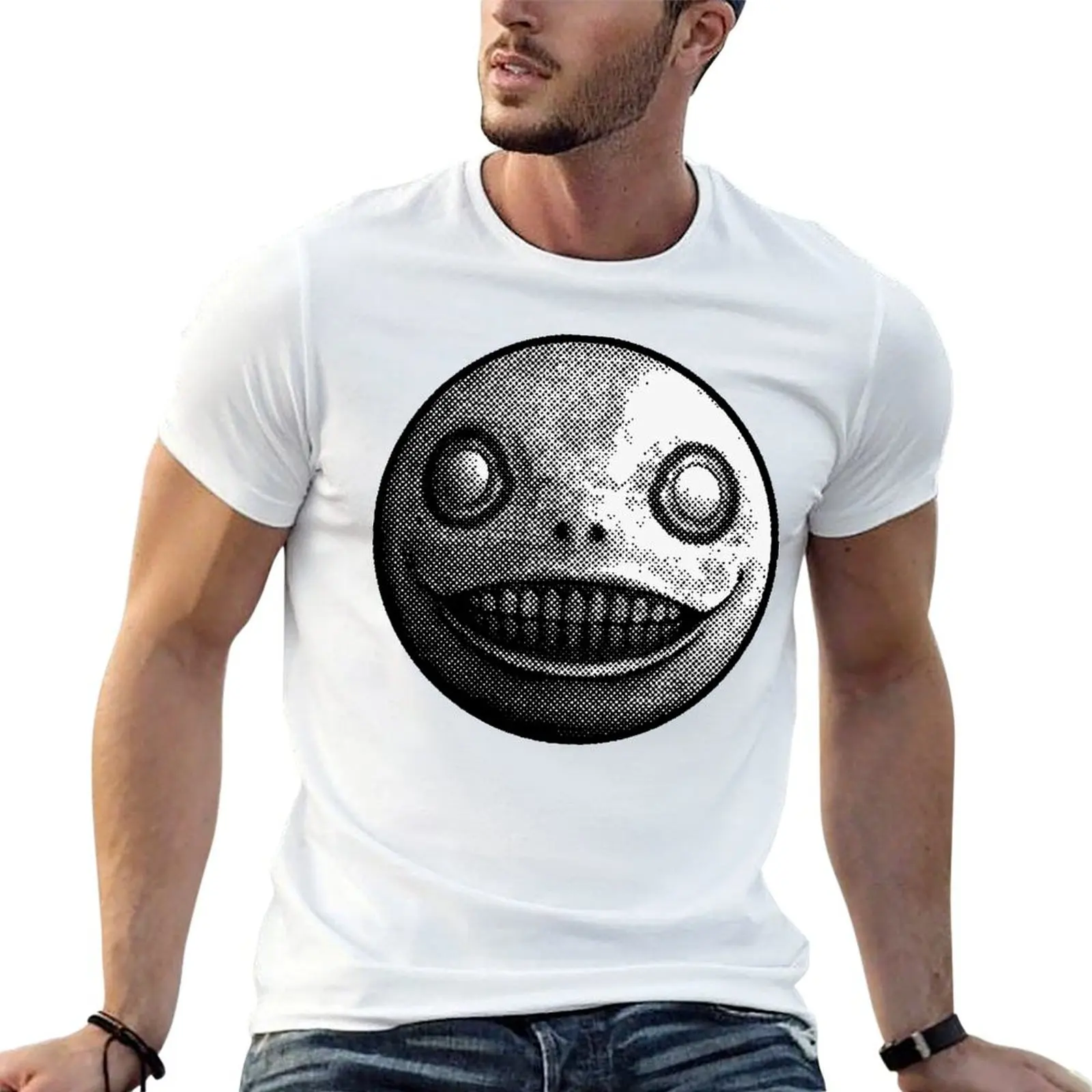 Weathered Emil Nier Automata For Sale T-shirt Crewneck Move Top Tee Graphic Leisure Humor Graphic USA Size