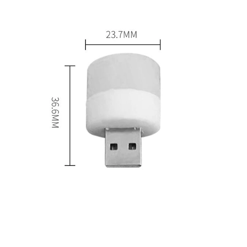 Wholesale Pocket Mini LED USB Night Light Lamp For Power Bank Charging USB Book Lights Small Round Reading Eye Protection Lamps