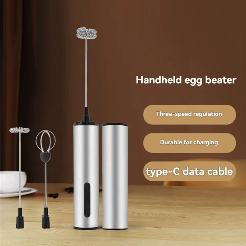 A74G-휴대용 전기 우유 거품기 및 거품 제조기, 커피, 라떼 및 카푸치노용 충전식