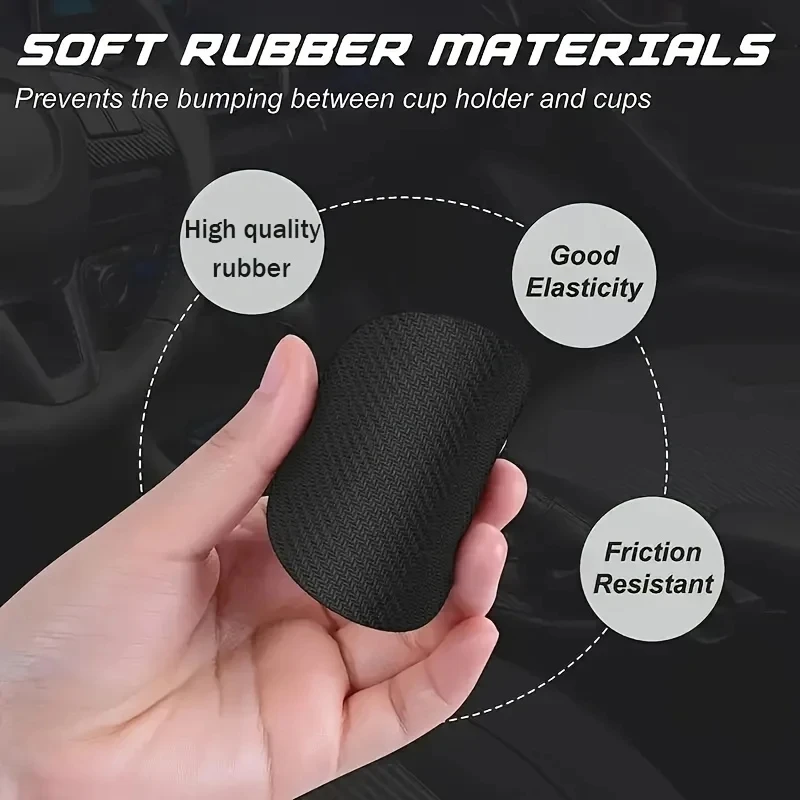2PCS Leopard Print Car Cup Holder Anti Slip Bottle Holder Cup Holder Car Interior Anti Slip Cup Holder