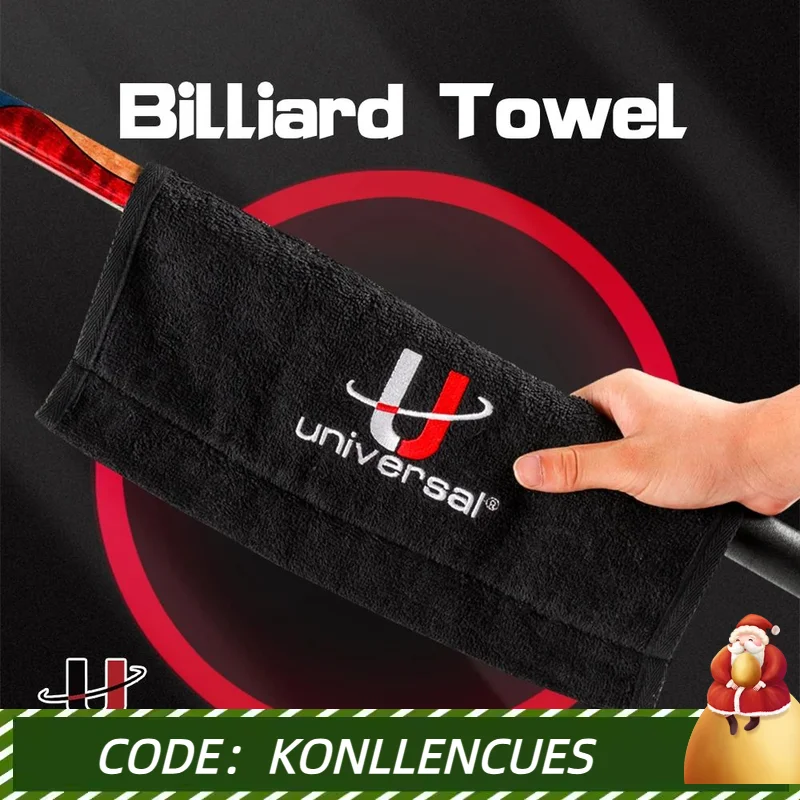 Universal Pool Snooker Cue Towel, Shaft Slicker Cloth, Burnisher, Cleaner, Polisher, Billiard Accessories