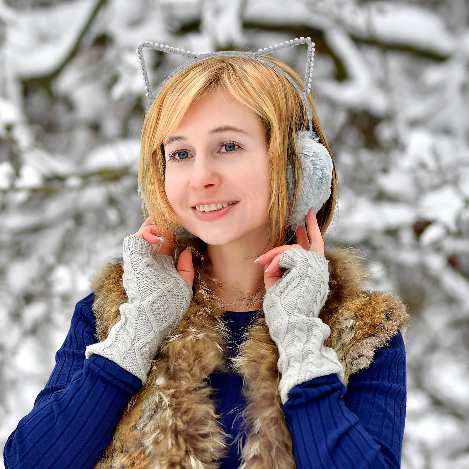 

Cat Ear Warmer Earmuff Frame Supplies Inner Rack DIY Accessories Replacement Parts Winter Outdoor Ski Mountaineering Warm