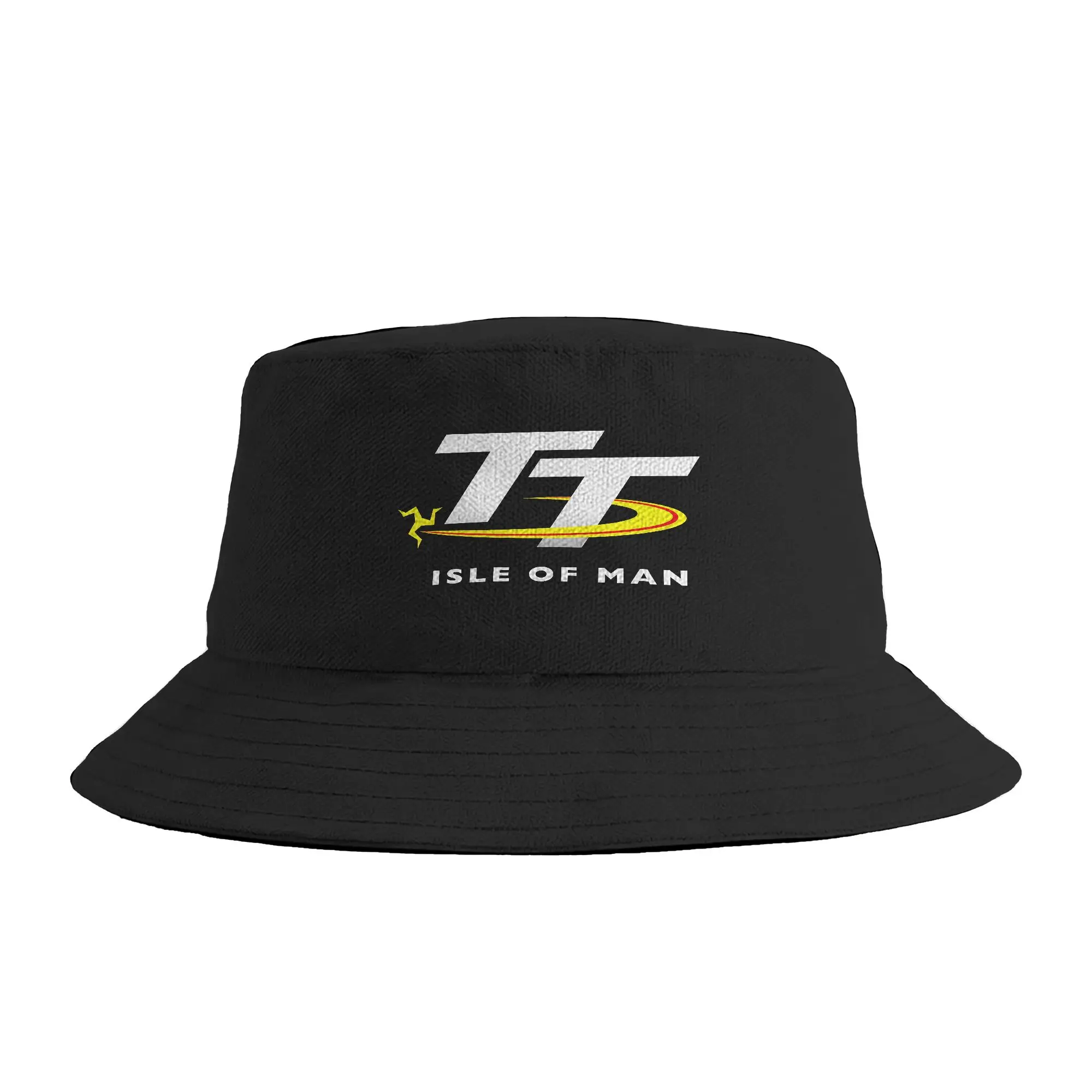 Isle of Man TT Bucket Hat Streetwear Fisherman Caps für Paare, lässige Fischer-Sonnenhüte, tragbare grafische Kappe