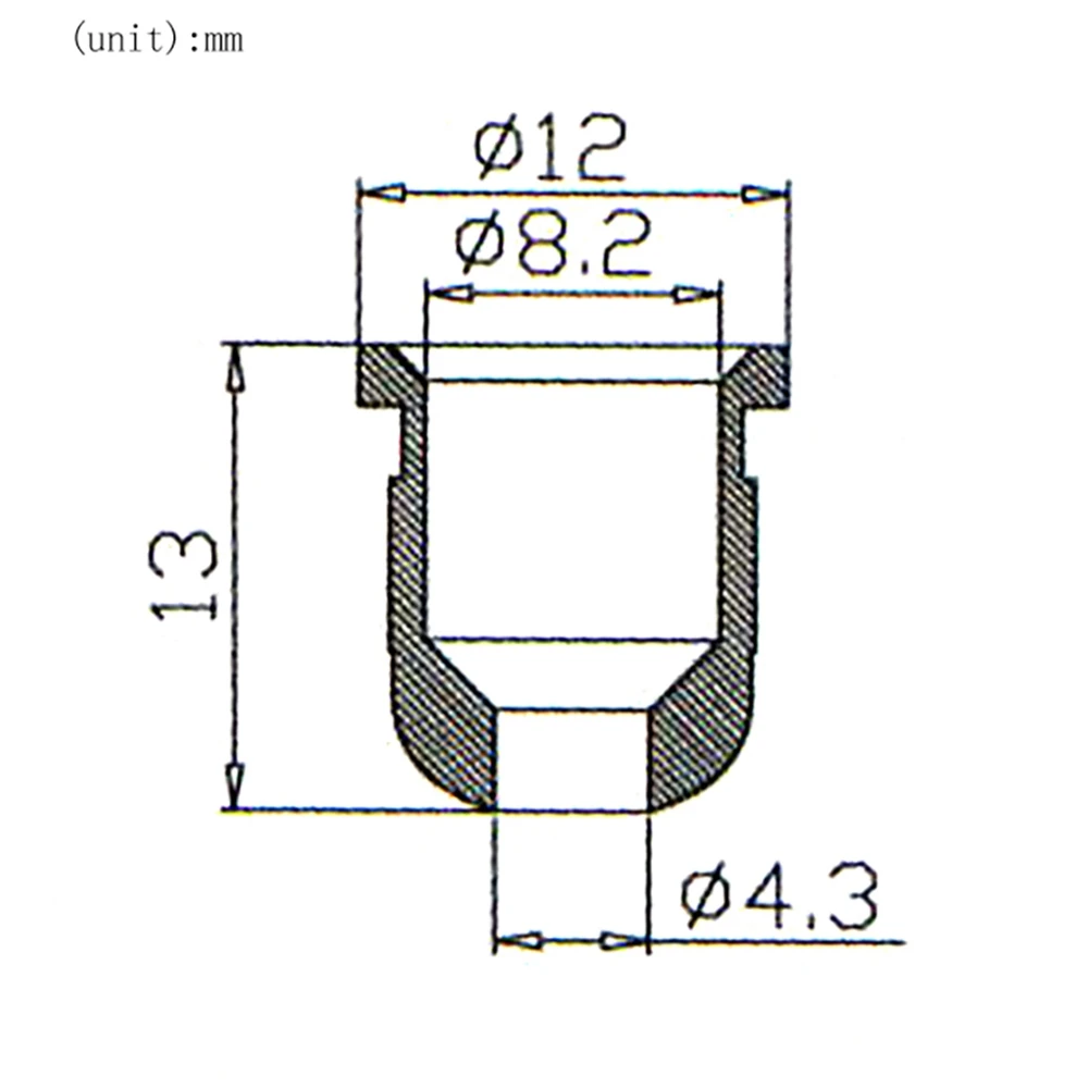 Práctico casquillos de montaje de cuerdas para bajo eléctrico, 4 Uds., casquillo para cuerpo de bajo Universal, plateado