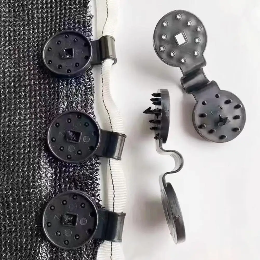 10-30 pz Heavy Duty Lock Grip Clip di Plastica Serra Ombra Panno Fix Morsetto Tarp Pinze Recinzione Tessuto Pinze per Rete da giardino