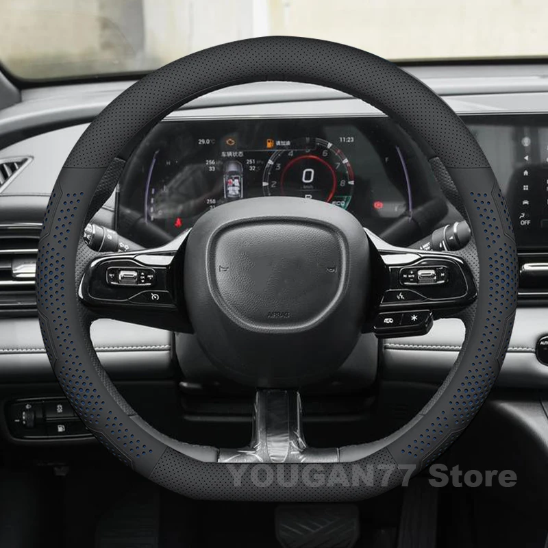

Leather Car Steering Wheel Cover For Dodge Attitude 2024 2025 Covers For Covers Auto interior Dodge Attitude Accessories 2024