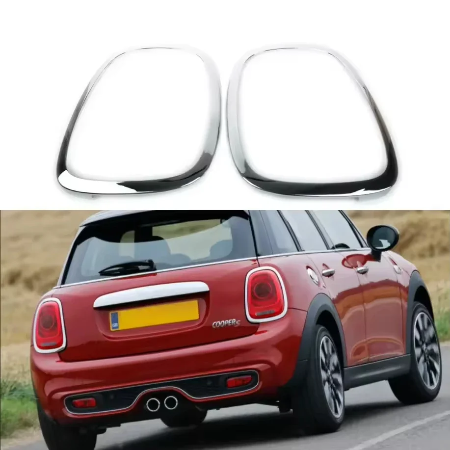 

Для Mini для Cooper F55 F56 F57 2014-2021, глянцевый черный/посеребренный кольцо для фар, рамка, накладка, объемная крышка 51137300631
