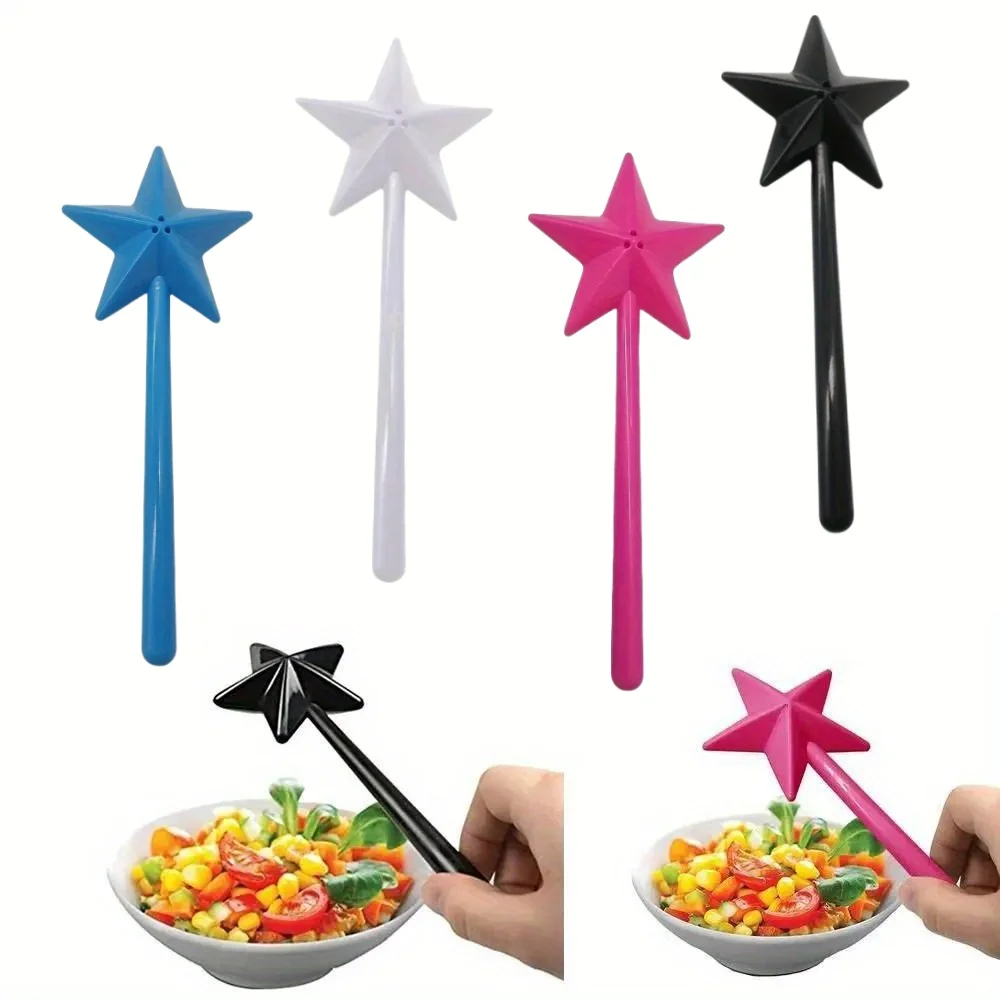 Varita mágica de estrella recargable, dispensador de especias portátil, sal y pimienta, juego de agitadores, suministros de cocina para barbacoa, regalos para fiestas de Halloween