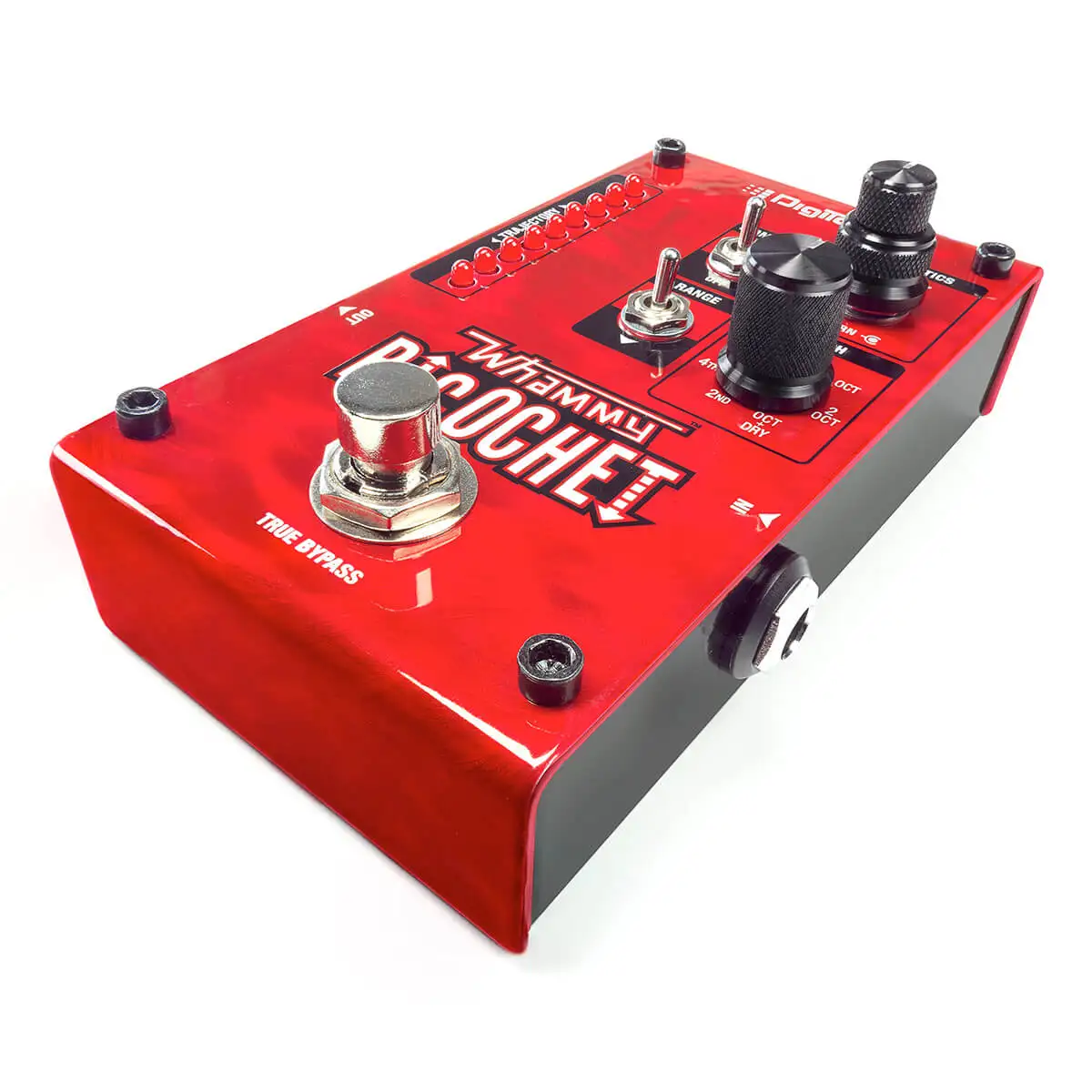 Оригинальная педаль переключения передач DigiTech Whammy Ricochet Octave Bounce Stompbox с защелкой в режиме ножного переключателя 2024, новинка