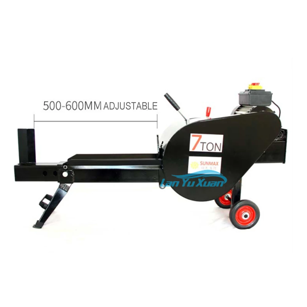 HENGLAI Small electric hydraulic wood splitting machine agricultural miscellaneous  processing 