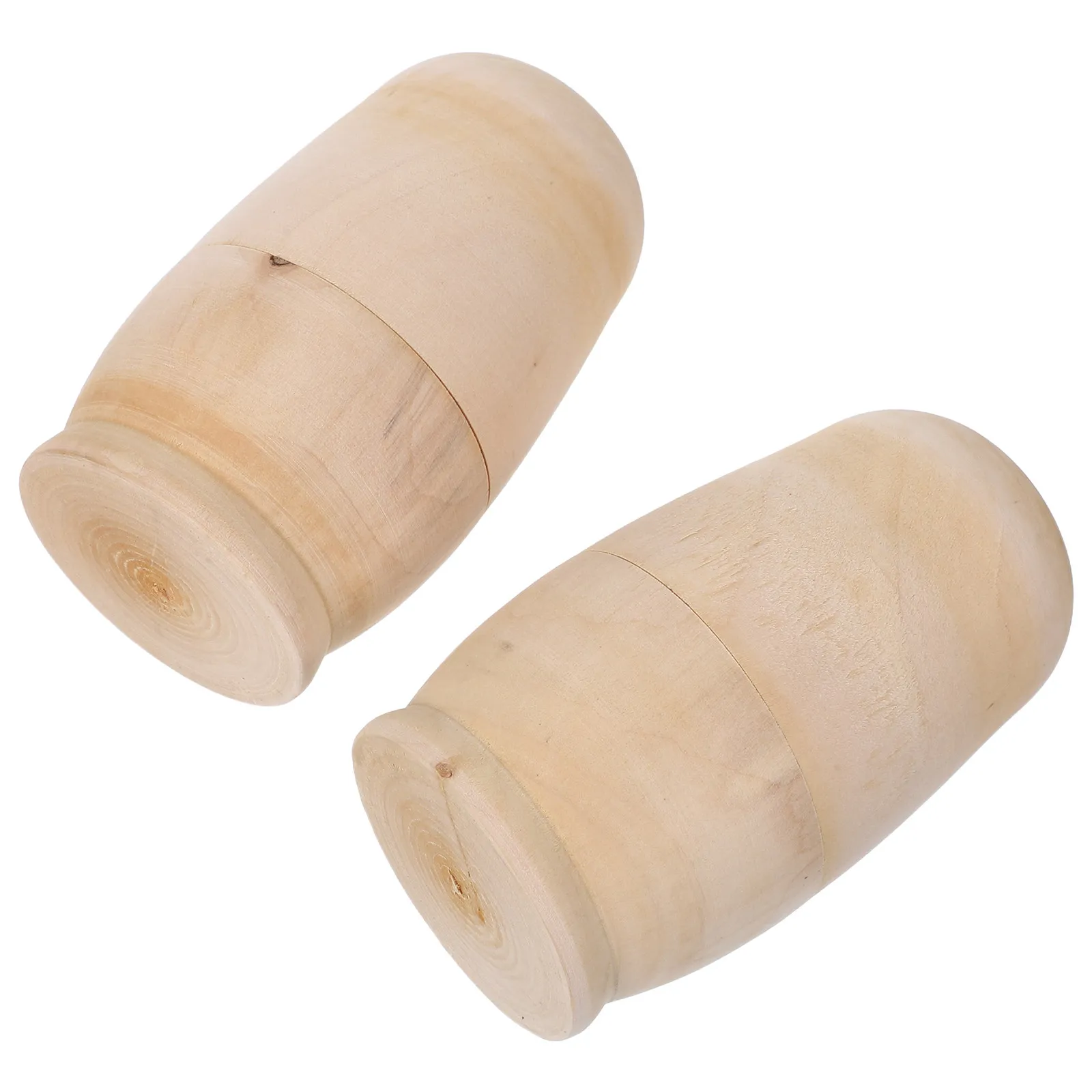 

2 набора неокрашенных деревянных матрешек для самостоятельной росписи, творческие наборы для детей, развивающие товары для рукоделия, декор для дома и вечеринок, подарок