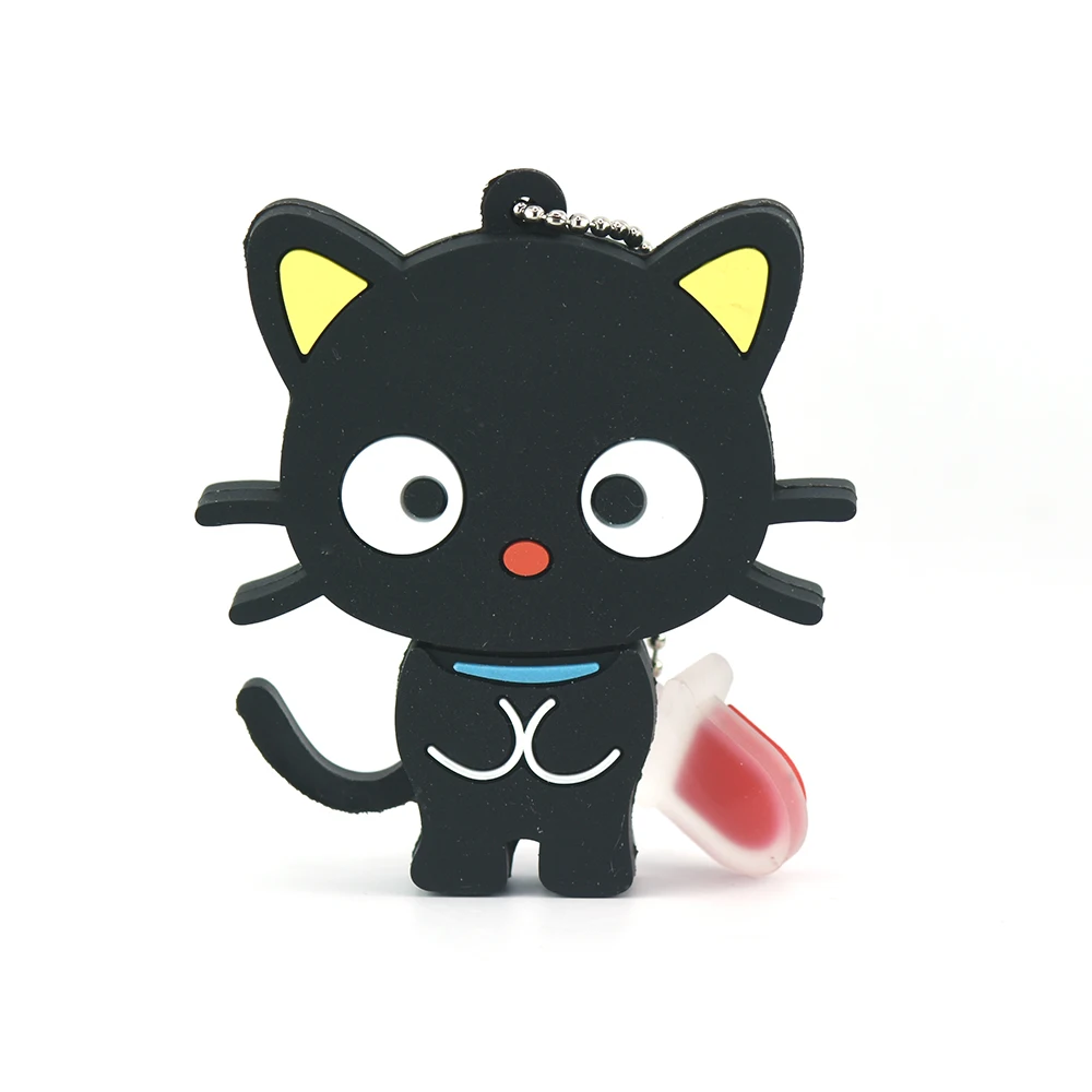 animal black Cat usb flash drive 128GB cartoon cute kitten 4GB 8GB U disk 16GB32GB 64GB memory stick creative gift pen drive