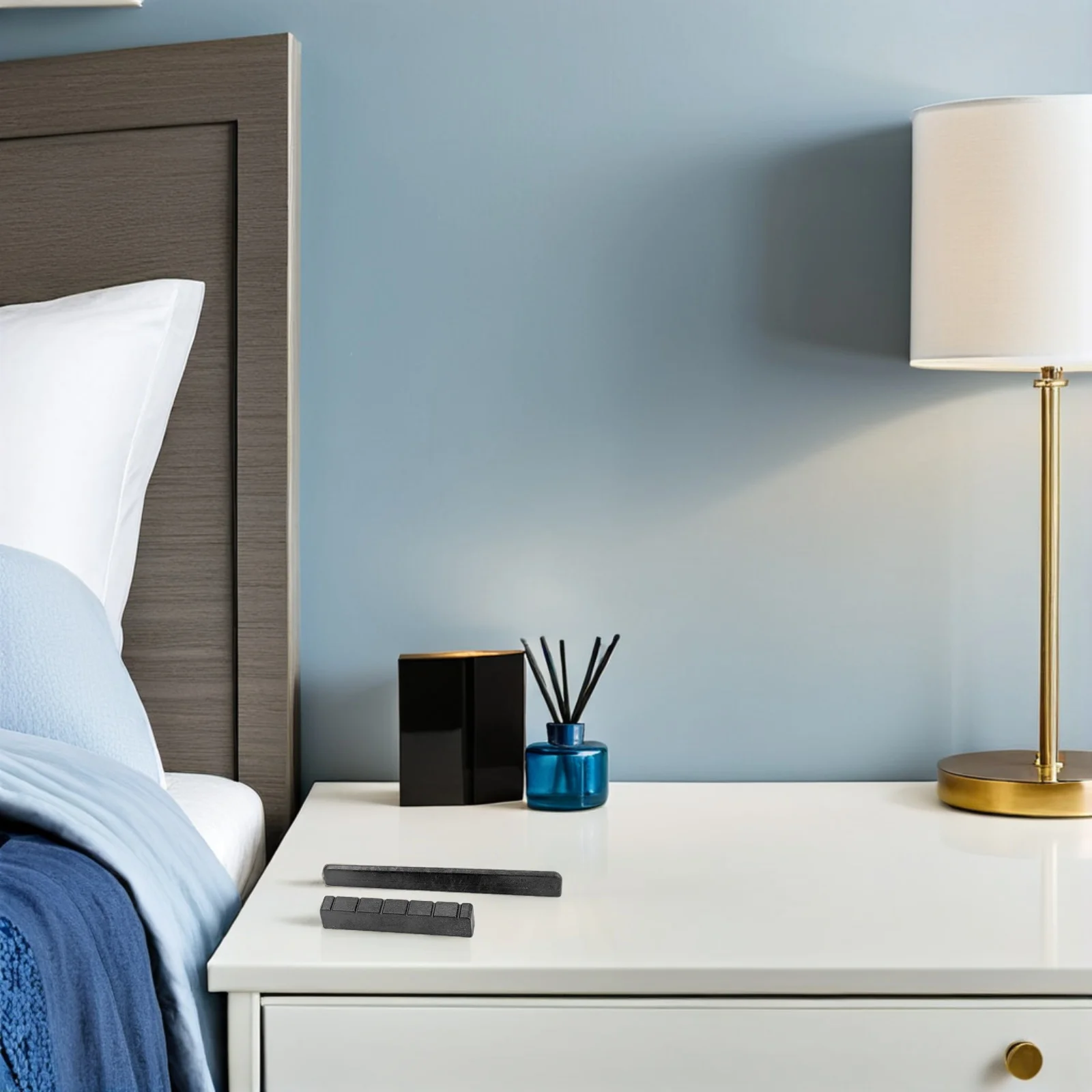 Black Replacement Guitar Saddle and Nut for Classical Guitar Plastic Bridge Accessory Enhance Sound Ease of Play