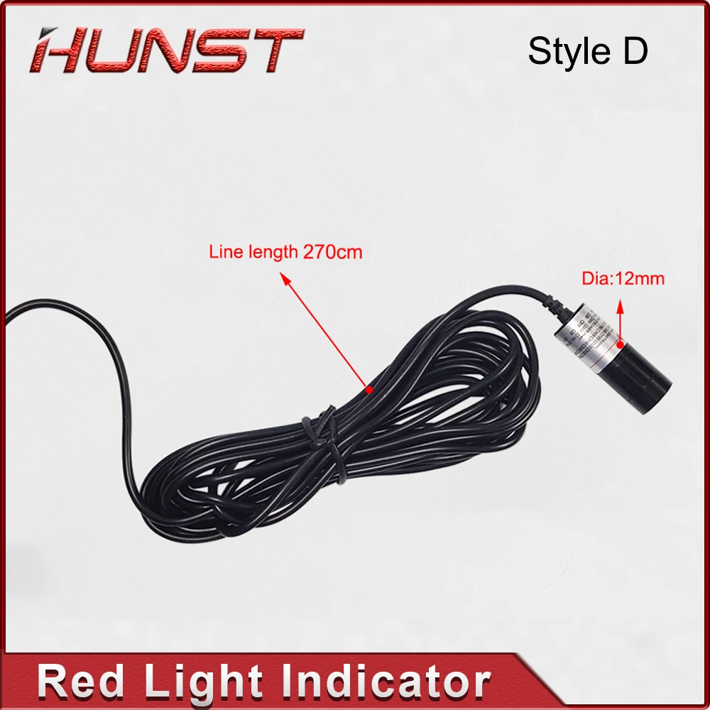 Imagem -03 - Hunst-vermelho Pontilhado Feixe de Luz 650nm 5v 10mw Módulo Laser Ajustável Infravermelho Localizador & Adaptador para Marcação de Fibra ou Máquina de Corte