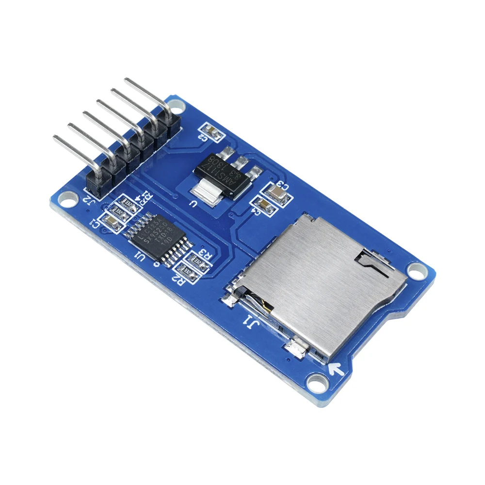 5PCS 1PCS For Micro SD card mini TF card reader module SPI interfaces with level converter chip for arduino