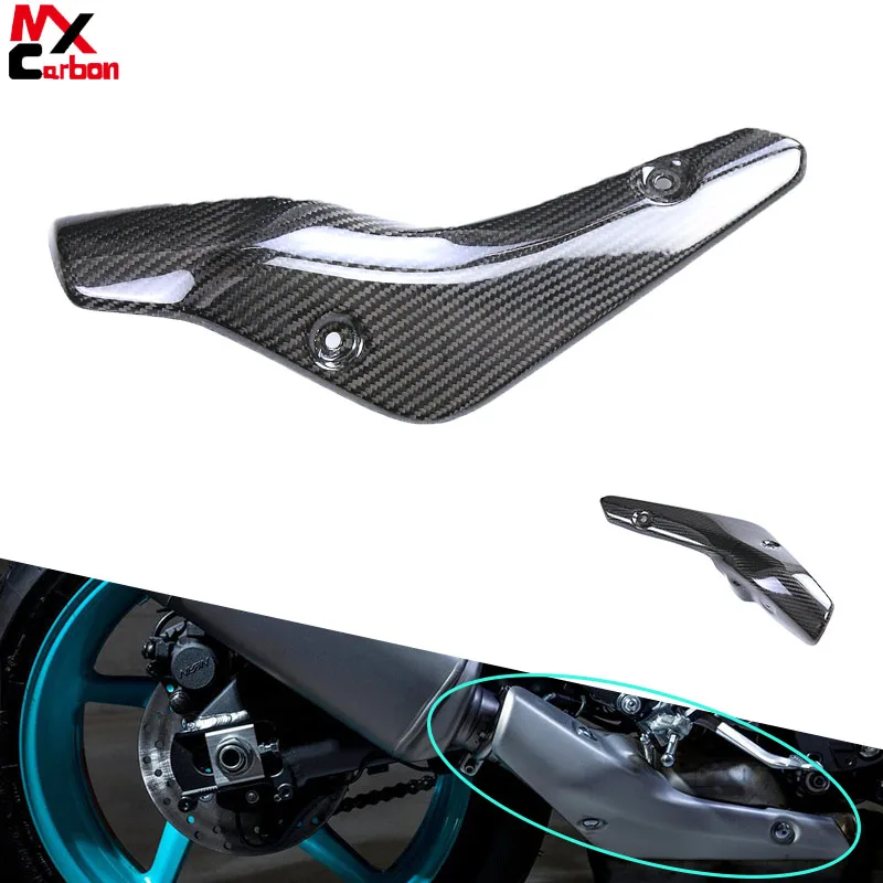 

For Yamaha MT-10 MT 10 MT10 FZ-10 2022 2023 Motorcycle Accessories 100% Modified Carbon Fiber Exhaust Hood