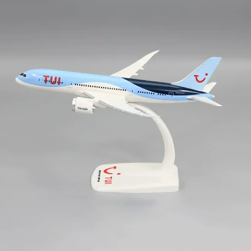 Scale 1:200 B737MAX8 B787-8 TUI Fly Tuifly Airlines ABS Plastic Aircraft Model Toy Assembly for Collection