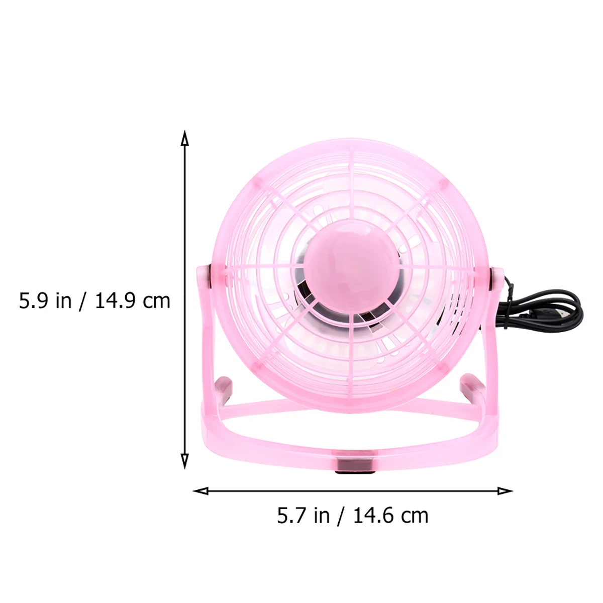 

Mini USB Fan Portable Desk Fans for Bedroom Office Silent Pink Electric Table Small Gadgets Lightweight Handheld