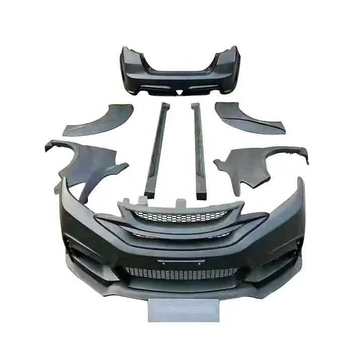 

Car Body Kits CMST Style Wide Bumper for Honda Fit GK5 2014-2018 Car Bumpers Norsen