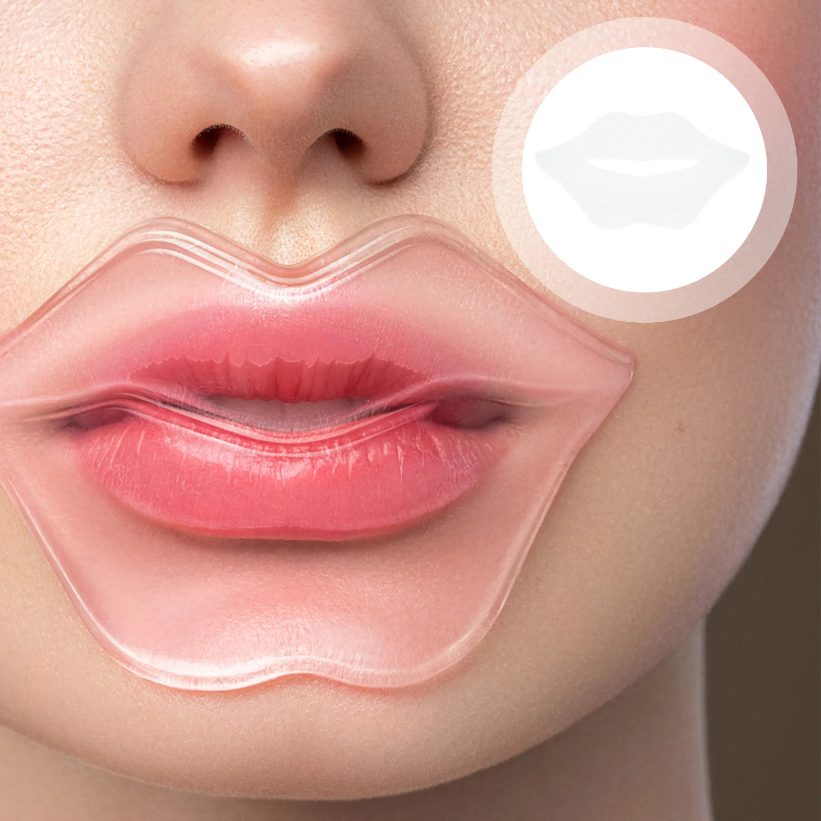 

25pcs Gel Pads Moisturizing Care Mask For Dry Lips Portable Overnight Lip Treatment Women Gel Lip Masks