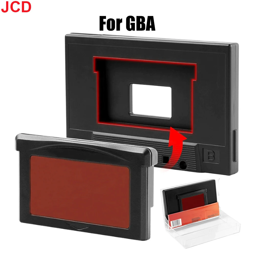 Jcd 1pc para gba cassete caixa de armazenamento para game boy advance titular do cartão de jogo caixa protetora coleção caso proteção