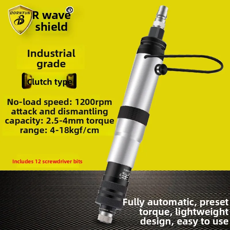 Bodun Fully Automatic Clutch-Type Air Screwdriver, Preset Torque Pneumatic Screwdriver, Pneumatic Screwdriver Bd-1001