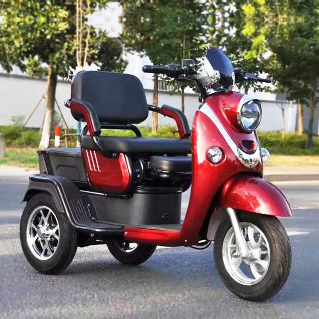 

Tricycle Electric Scooter 3 Wheels Electric Tricycle Motorcycle for Adults Passenger Open Cab