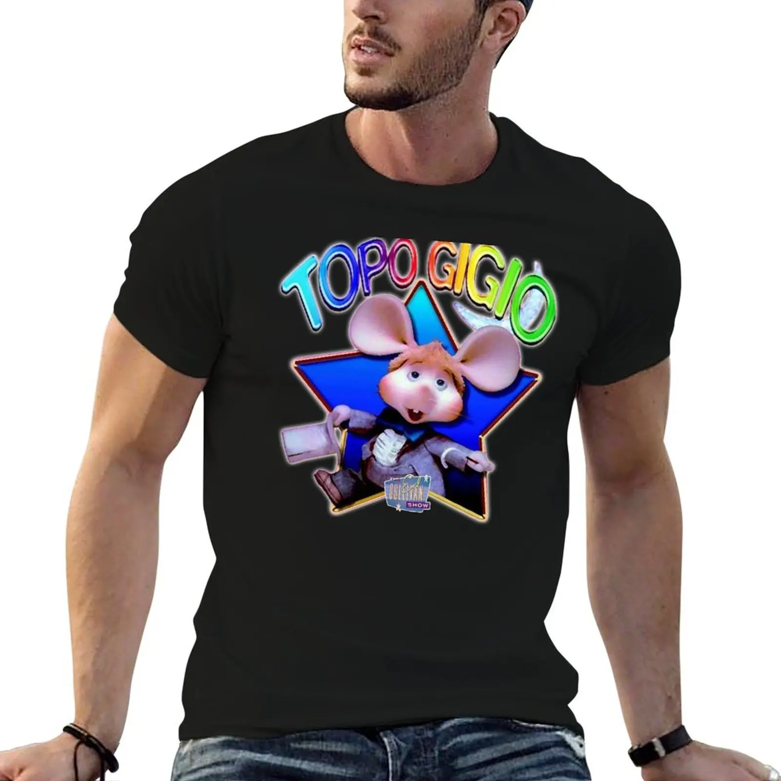 Topo Gigio! Camiseta vintage de homenaje a Ed Sullivan de los años 60 y 70, camisetas divertidas para hombre, camiseta gráfica divertida para hombre