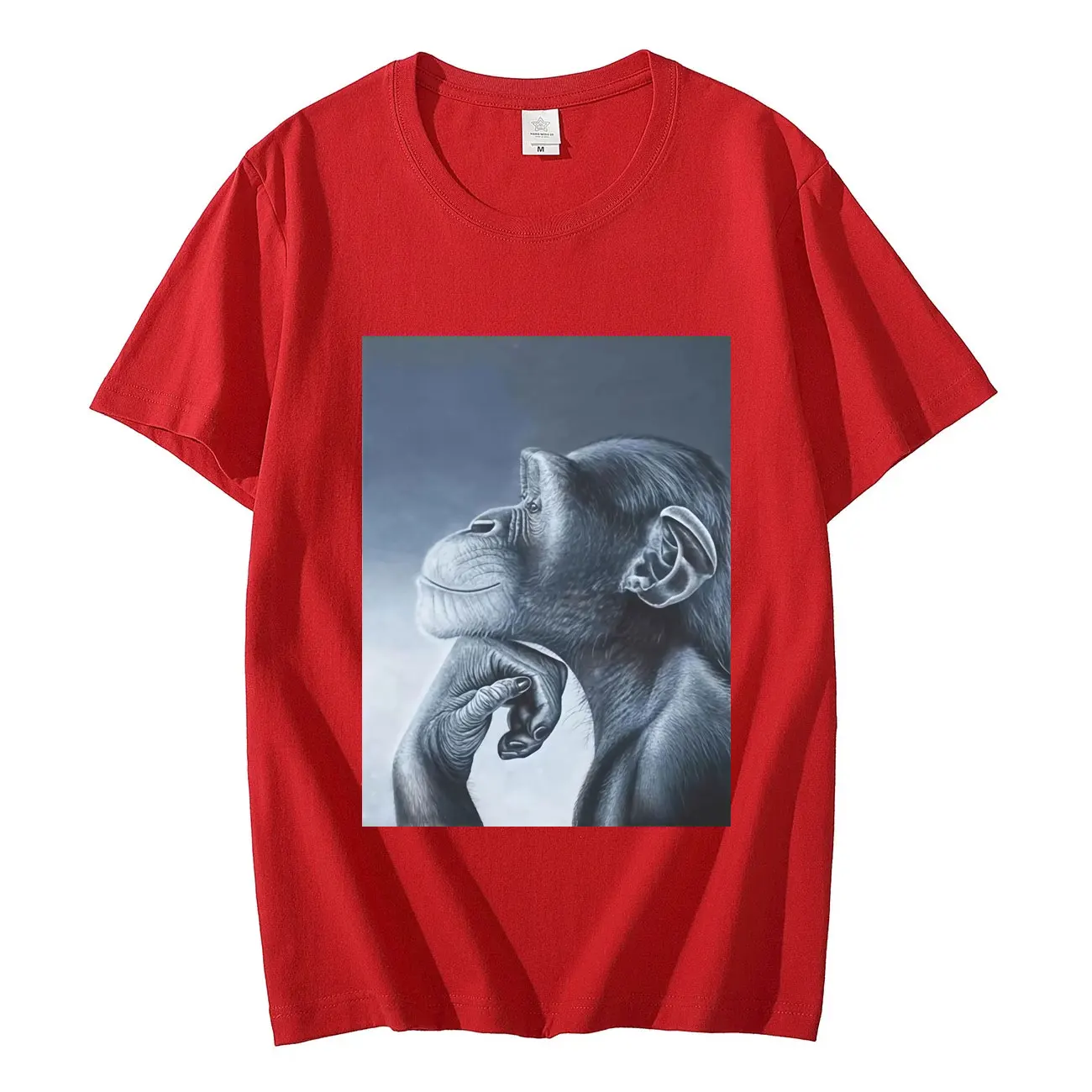 مضحك الغضب الطعم القرد ميمي تي شيرت موضة خمر تي شيرتات قصيرة الاكمام الرجال النساء ملابس الصيف عالية الجودة تي شيرت