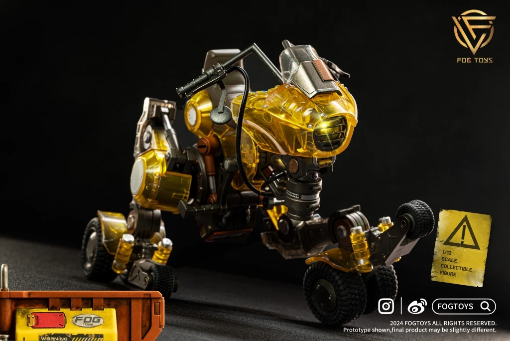 متوفر في المخزون الأصلي Fogtoys ضباب لعبة Qixiang 26 سلسلة مركبات ملونة شفافة VER دراجة نارية عمل نموذج لجسم اللعب
